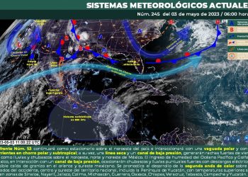 Se pronostican lluvias fuertes, descargas eléctricas y posible caída de granizo en esta región del país