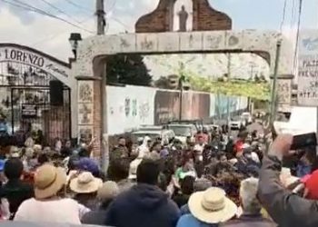 Se registra riña en panteón de San Lorenzo Acopilco en Cuajimalpa