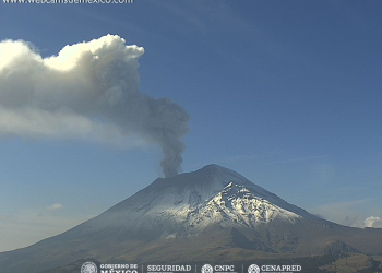 Suspenden clases en seis municipios de Morelos ante incremento de la actividad del Popocatépetl