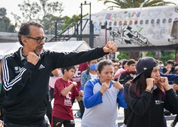 Continúan entrenamientos rumbo a la segunda clase masiva de box en la CDMX
