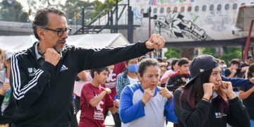 Continúan entrenamientos rumbo a la segunda clase masiva de box en la CDMX