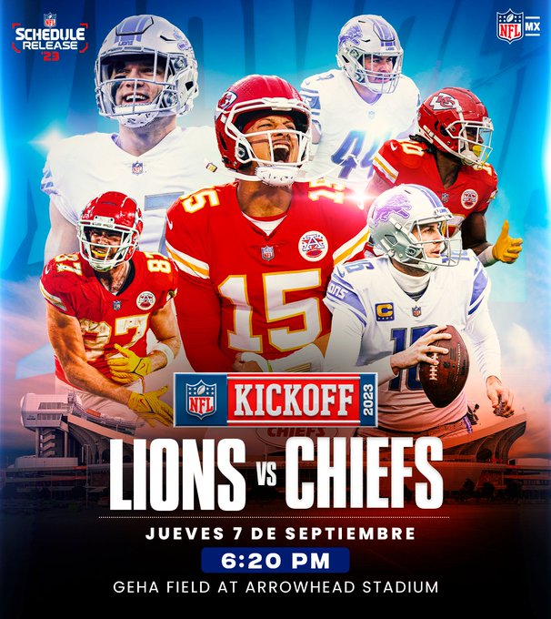 ChiefsLions, el partido inaugural de la NFL Enfoque Noticias