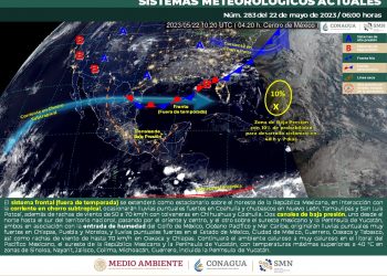 SMN prevé lluvias fuertes en el norte del país
