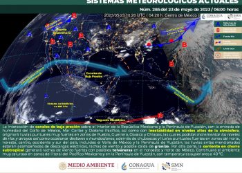 SMN prevé lluvias fuertes, te contamos dónde