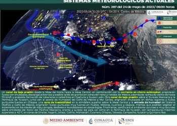Un canal de baja presión originará chubascos y lluvias