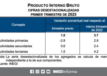Esto creció la economía durante el primer trimestre
