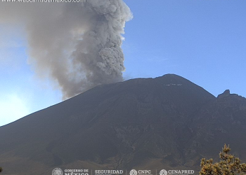 Semáforo de alerta volcánica cambia a amarillo fase 3 por reciente actividad del Volcán Popocatépetl