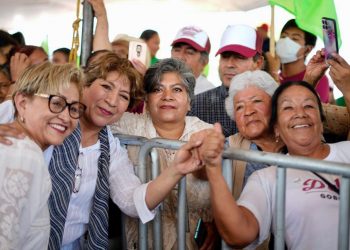 Igualdad salarial para mujeres y hombres, propone Delfina Gómez en Tequixquiac