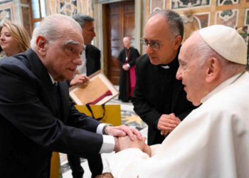 Martín Scorsese se reúne con el Papa Francisco