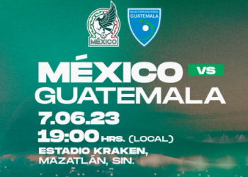El Estadio Kraken recibirá el amistoso entre México y Guatemala