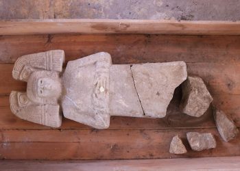 Descubren nueva pieza prehispánica de la joven gobernante de Amajac, conócela