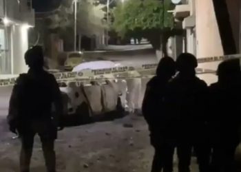 Explota coche bomba en Celaya contra elementos de la GN