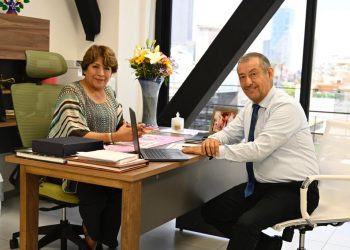 Se reúne Delfina Gómez con Pedro Zenteno, Director General del ISSSTE; acuerdan trabajar por la salud en el Edomex