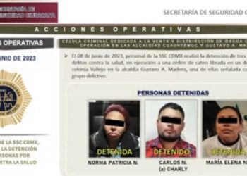 Desarticulan en la CDMX a célula delictiva dedicada a la extorsión