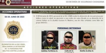 Desarticulan en la CDMX a célula delictiva dedicada a la extorsión