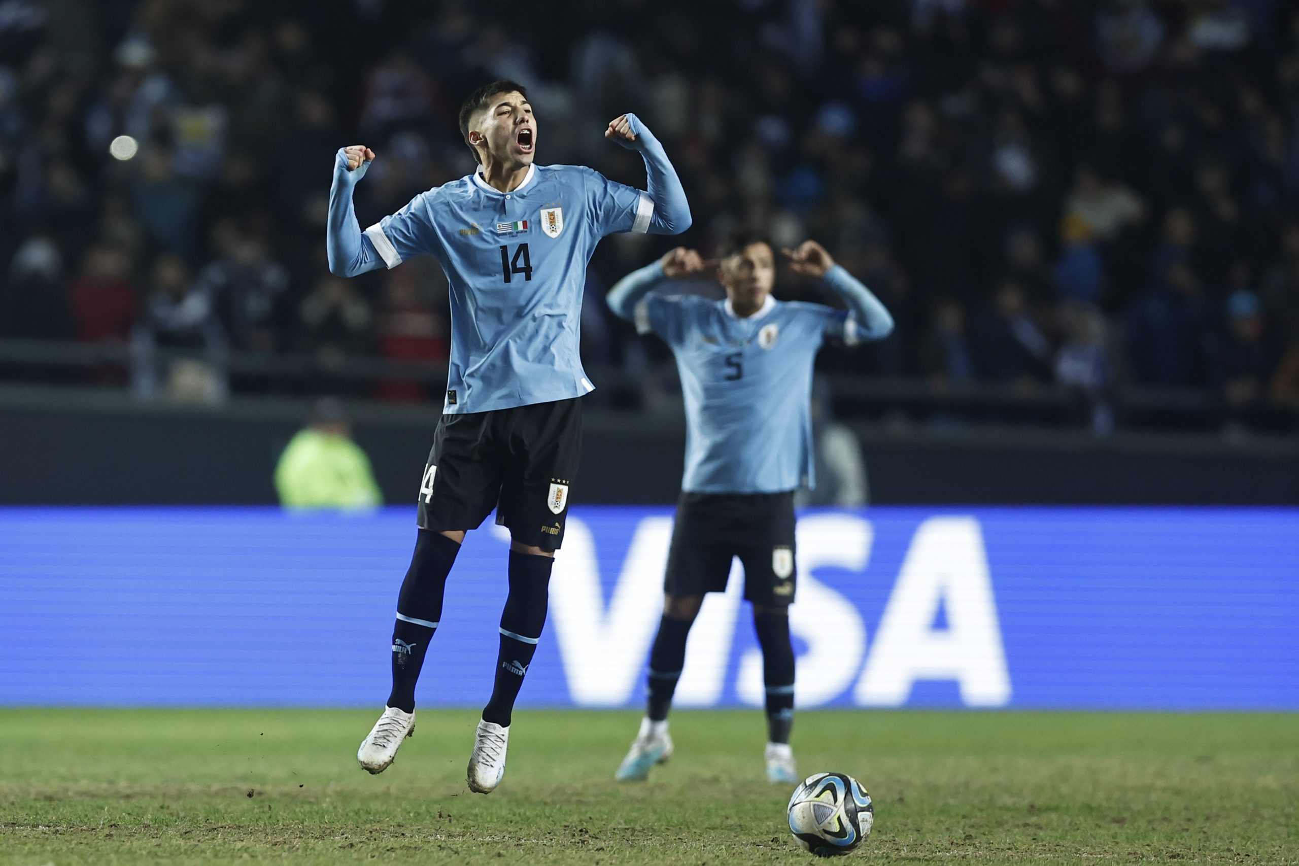 2-0. Fin de la mala racha: Uruguay vence a Brasil luego de 22 años