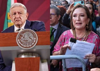 Esto dijo López Obrador a Xóchitl Galvéz después de haberle negado el acceso a la Conferencia Matutina
