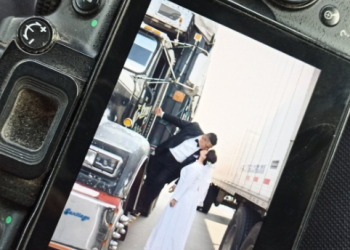 En medio del caos vial, novios realizan sesión de fotos y hasta baile en la México-Puebla