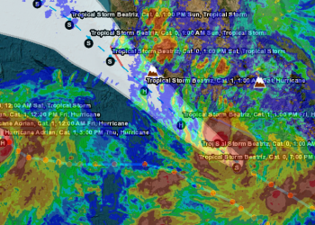 La tormenta Beatriz se forma en el Pacífico mexicano