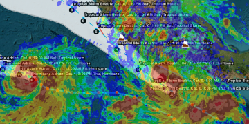 La tormenta Beatriz se forma en el Pacífico mexicano