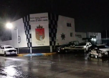 Atacan sede de policía en Tapachula