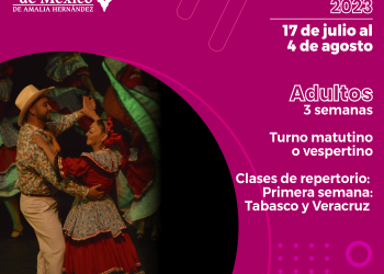 Gran oferta de clases y talleres en la Escuela del Ballet Folklórico de México de Amalia Hernández, conócelos  