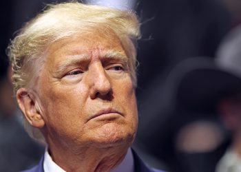Donald Trump durante una conferencia de prensa en Washington.