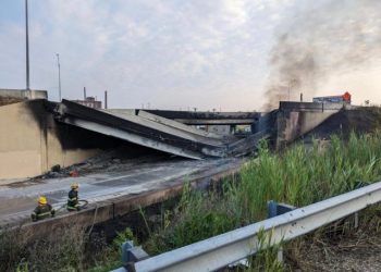 Por esta razón colapso puente elevado en Filadelfia