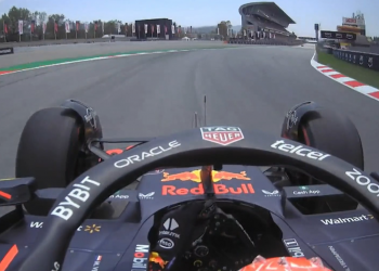 Verstappen por delante de “Checo” Pérez en el primer libre de Montmeló