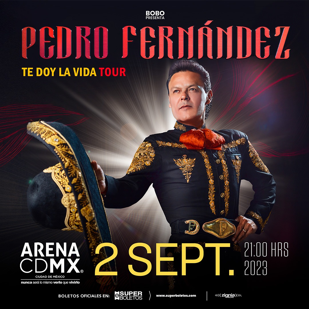 Pedro Fernández llega a la Arena CDMX con “Te doy la vida tour