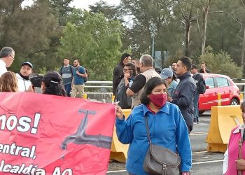 Así respondió Batres a vecinos que bloquearon el Puente de los Poetas en demanda de agua