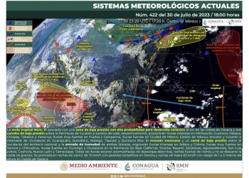 La onda tropical 17ocasionara lluvias intensas en estos estados