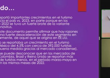 El turismo internacional a México sufre una desaceleración