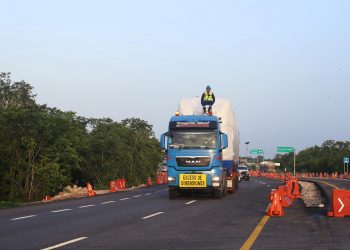 Llega el primer vagón del Tren Maya a Cancún