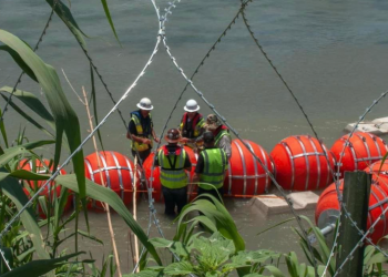 México envía nota diplomática a EU por muro de boyas
