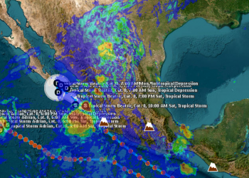 Se prevén lluvias puntuales intensas en estos estados por efectos de la tormenta tropical Beatriz