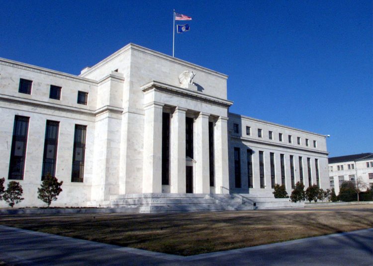 FILE PHOTO: The U.S. Federal Reserve Building in Washington, D.C. /File Photo