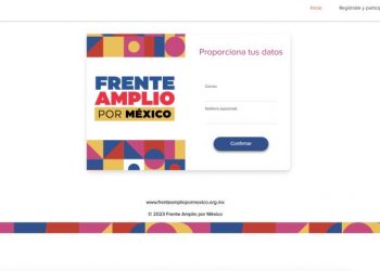 ¿Qué paso con la plataforma del Frente Amplio por México? Aquí la respuesta