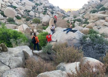 INM rescata a migrantes en La Rumorosa