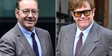 ¿A favor o en contra? Elton John testifica en el juicio de Kevin Spacey