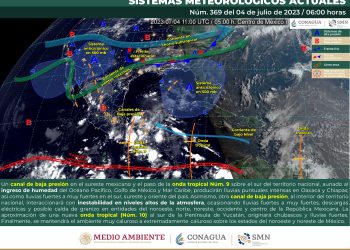 SMN prevé lluvias puntuales para estos estados