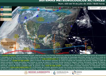 El monzón mexicano continuará generando lluvias fuertes, te contamos dónde