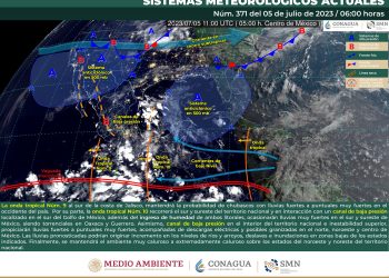 La onda tropical 9 mantendrá lluvias fuertes, te contamos en que estados