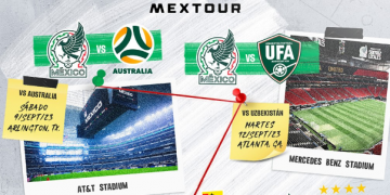 La Selección Mexicana de Futbol tendrá cuatro encuentros en EU por 20 aniversario del MexTour