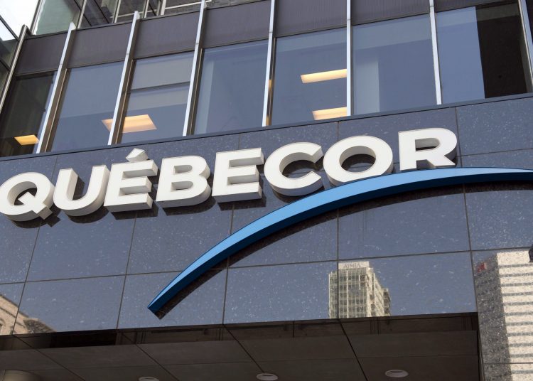 Quebecor headquarters is seen Monday, October 6, 2014 in Montreal. THE CANADIAN PRESS/Ryan Remiorz