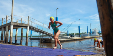 Plata y Bronce para el triatlón femenil mexicano en San Salvador 2023