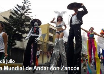 Día Mundial de Andar con Zancos