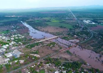 Huracán “Hilary” ocasiona inundaciones en el sur de Sonora