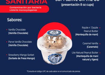 Cofepris alerta por helados contaminados