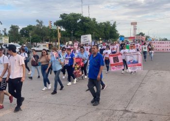 Así fue la marcha en ciudades de Sonora por víctimas de desaparición forzada